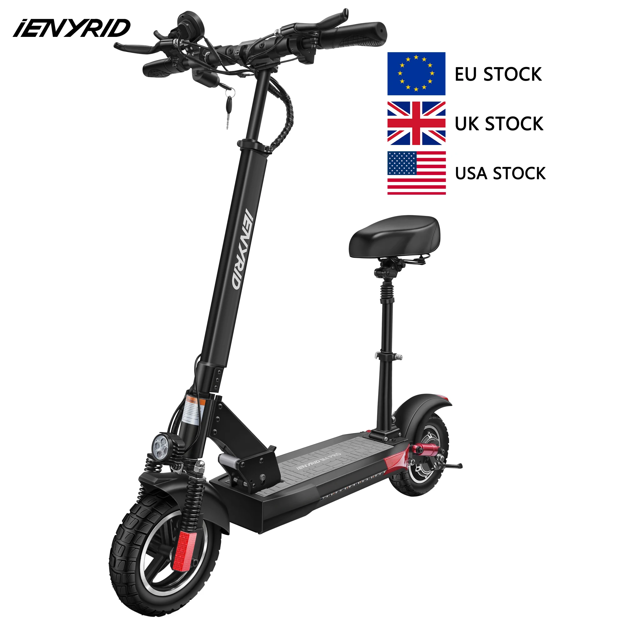 

Free Duty USA UK EU Warehouse M4 Pro 16AH adult electric scooter 10Inch Tire 45KM/H speed electric moped scooters