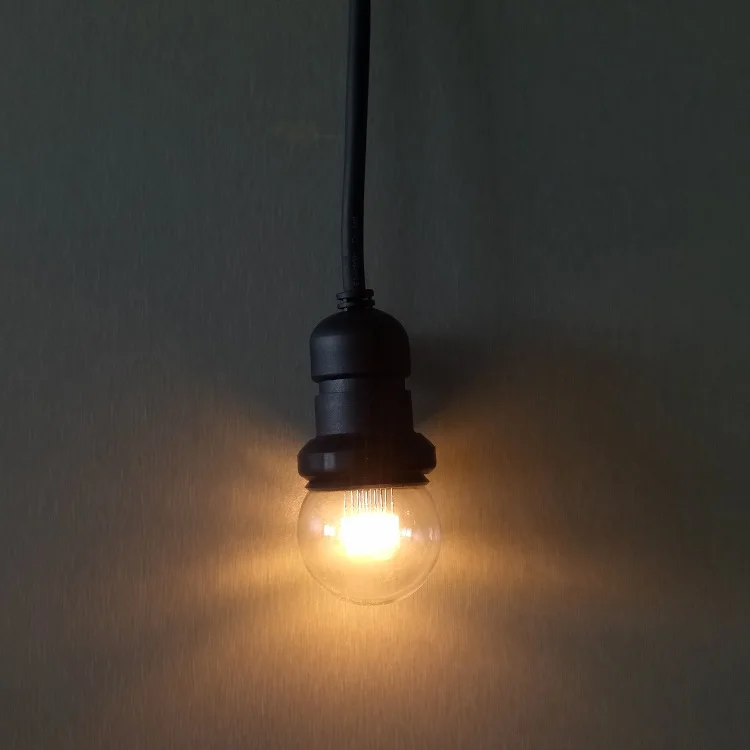 CE Warm white 2700k led flashing lamp 1w outdoor party lights G45 plastic strobe led bulb e27 24v 230v