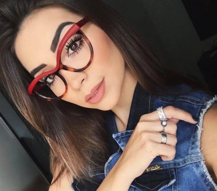 

Fashion Eyeglass Frames Eyewear Custom Made Optical Frame for Women, 6 colors