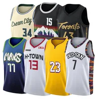 

19 20 season city edition 23 LeBron James jersey 77 Luka Doncic jerseys 34 Giannis Antetokounmpo jersey basketball custom