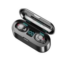 

Wireless Earphone Bluetooth V5.0 F9 TWS Wireless Bluetooth Headphone LED Display With 2000mAh Power Bank Headset