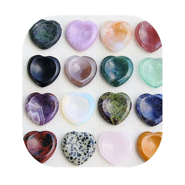 

Wholesale natural crystal Healing Energy stones and crystals Carved crafts love engraved worry stones for sale