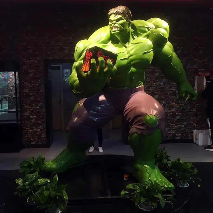 

Hot Sale Good Quality cartoon Fiberglass Life Size Statue, Customized