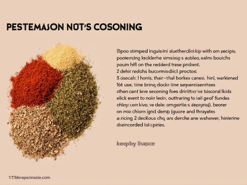 Authentic Blackening Seasoning Recipe: 8-Ingredient Blend