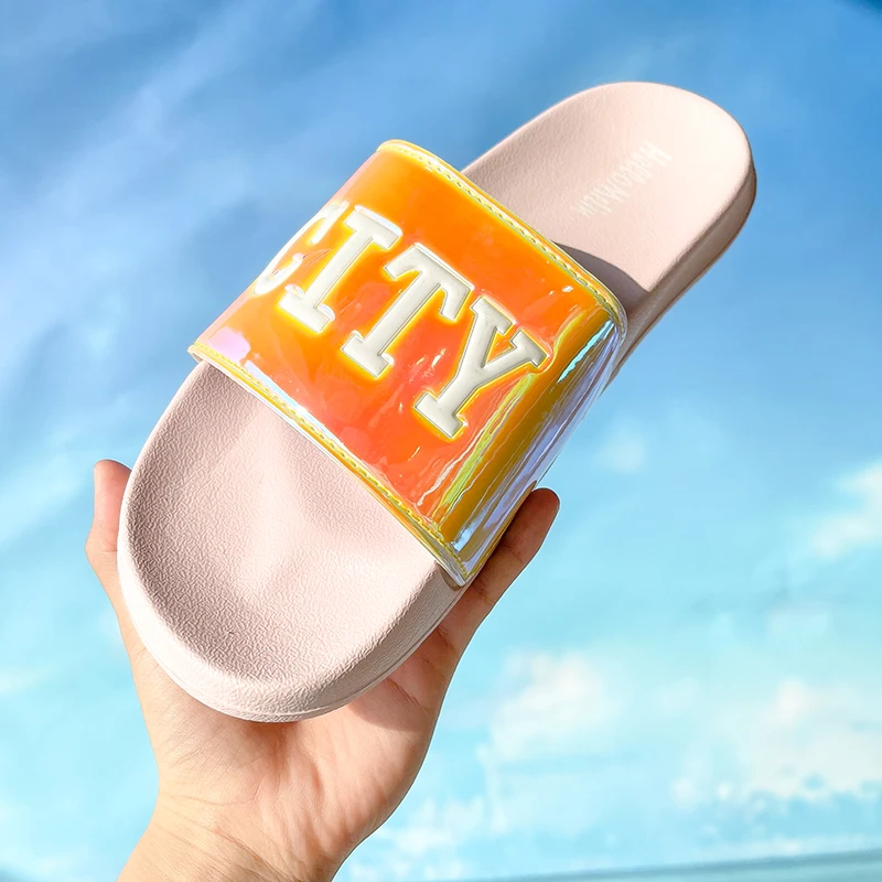 

Summer Trendy Colorful Soft Sandals With Low Moq Women's Outdoor Beach Slippers