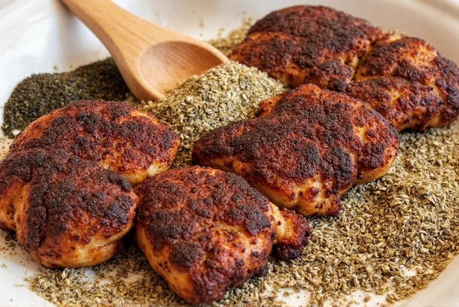 DIY Spice Blend Ingredients Laid Out