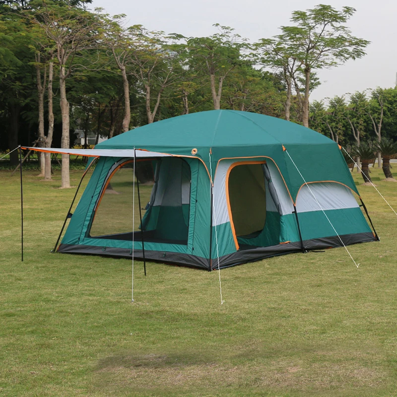 

Ultralight Portable Pop Up Luxury Large Inflatable Canvas Waterproof Outdoor Roof Top 4-6 Person Family Camping Tent