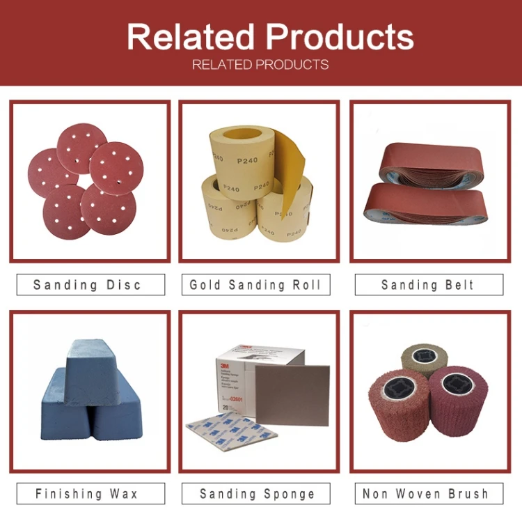 3m High Quality Hook And Loop Psa Abrasive Sand Paper Disc