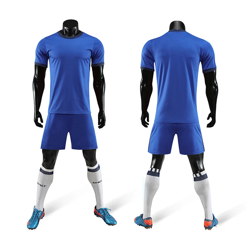 

2021 wholesale new plain soccer uniform 100% Polyester Quick Dry soccer jersey for sale