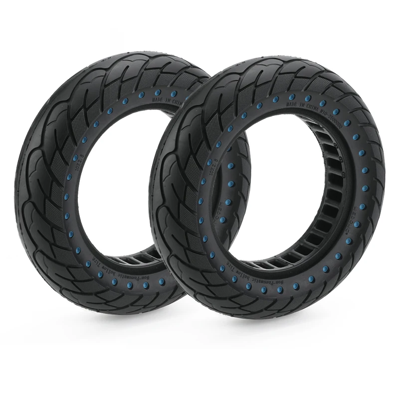 

10*2.5 New Material Updated Rubber Light& Elastic Series Colorful Tire for Ninebot Max g30 Solid Scooter Wheel