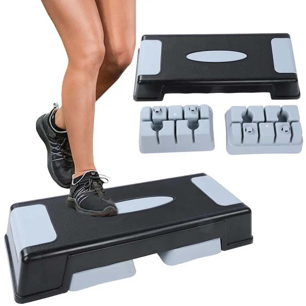 

Domestic Adjustable Multilayer Fitness Stepper Bodybuilding Footboard Aerobic Step Balancing Board Accessories