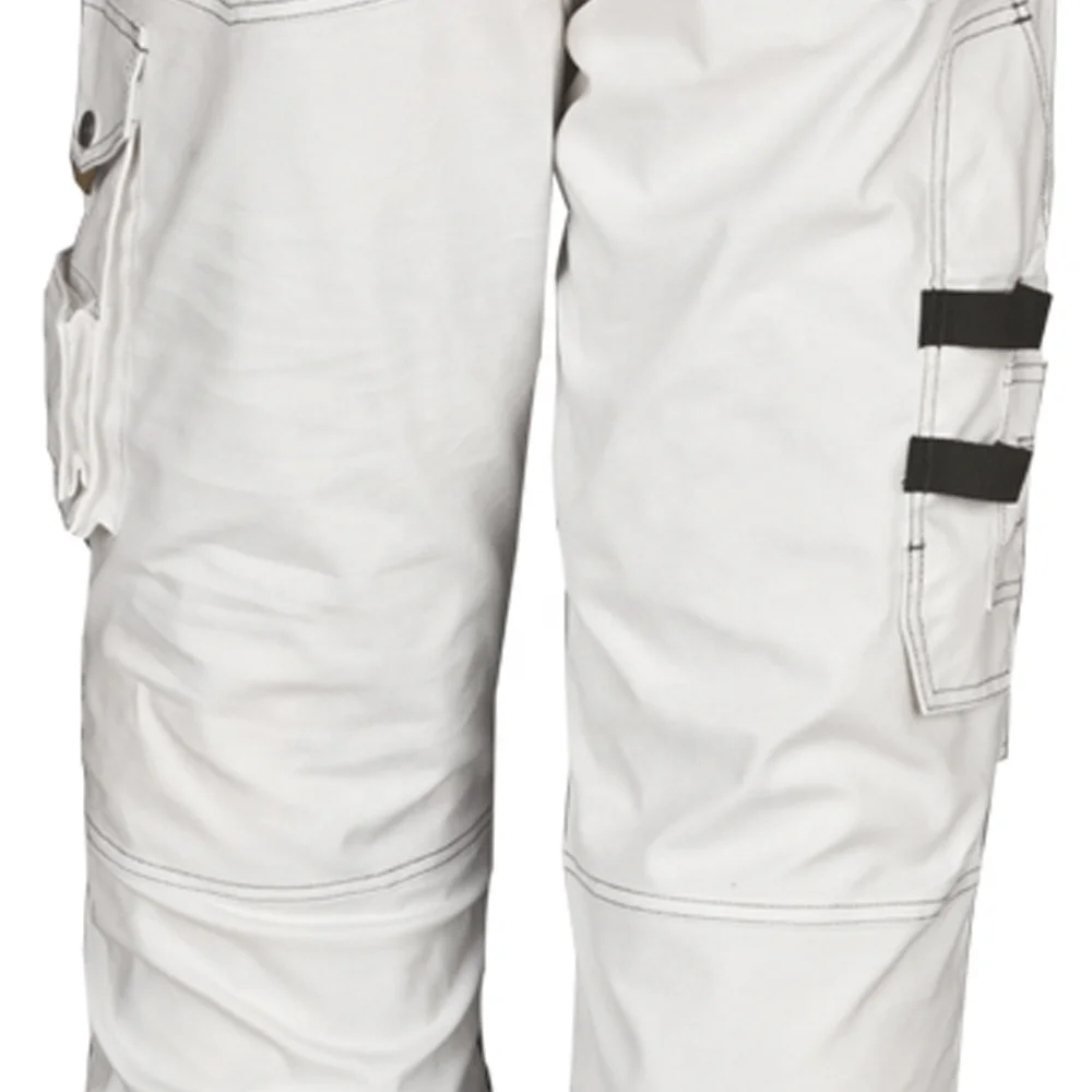 white canvas pants