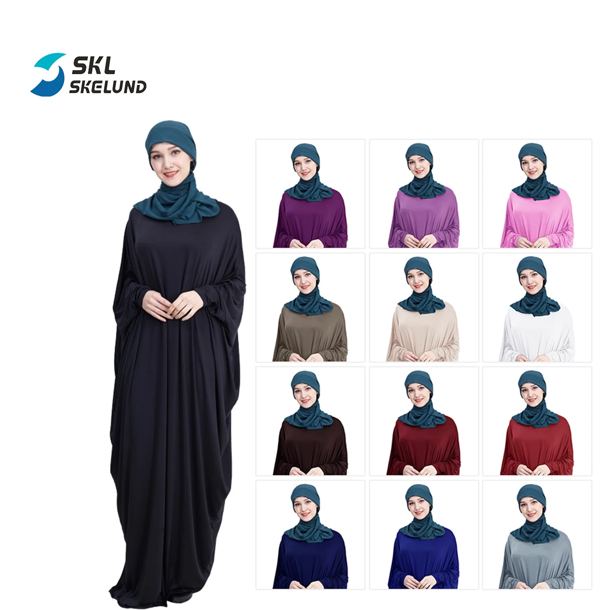 

Customized No Moq Muslim Dress Wholesale Abaya Turkish Women Highly Elastic Casual Muslim Abaya Traditional Muslim Clothing, Customized muslim long dress