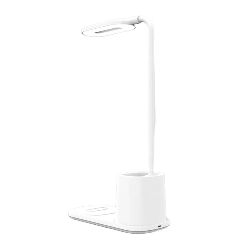 

New Arrivals 3 In 1 Wireless Charger White Lamps Wireless Charger Desk Lamp Wireless Charger For Iphones, Blue/white/black