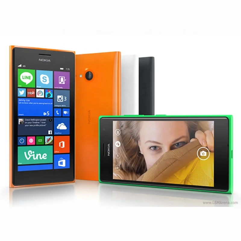 

For Nokia Lumia 735 Unlocked Phone Quad Core 4.7" 1GB 8GB LTE 4G 6.7MP Microsoft Windows Cellphone
