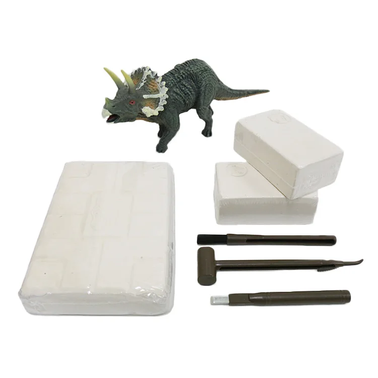 

Archaeology Paleontology Triceratops Dinosaur Bones Fossil Dig Excavation Set Educational Science STEM Kit Toy