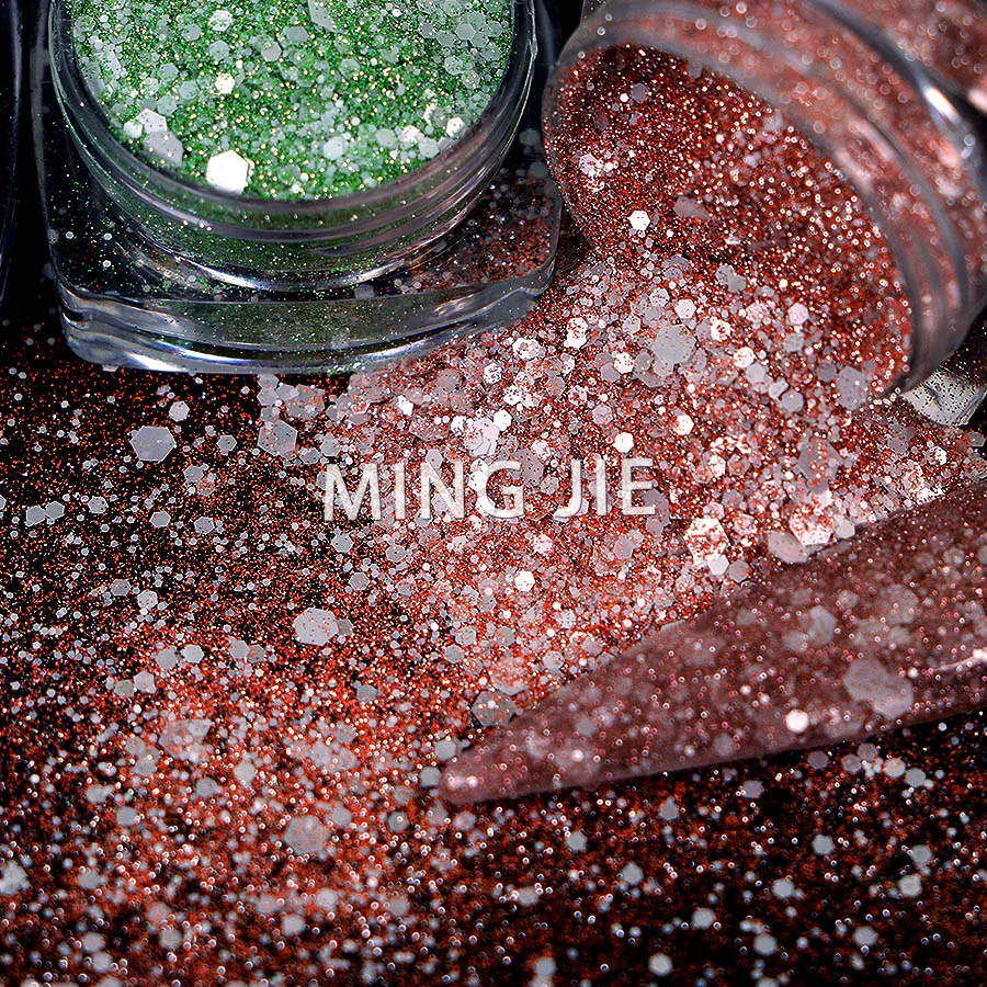 

Wholesale New High Sparkle Reflective Glitter Cosmetic Cold Color Chunky Glitter Mix For Nail Craft Epoxy Tumbler Disco