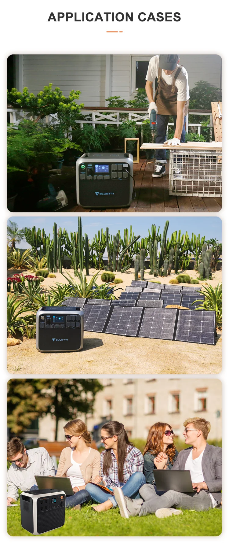 China Best Price Bluetti 1500Wh 1200W Wireless Charging Faster Charge Eco-Friendly Portable Power Station 220V