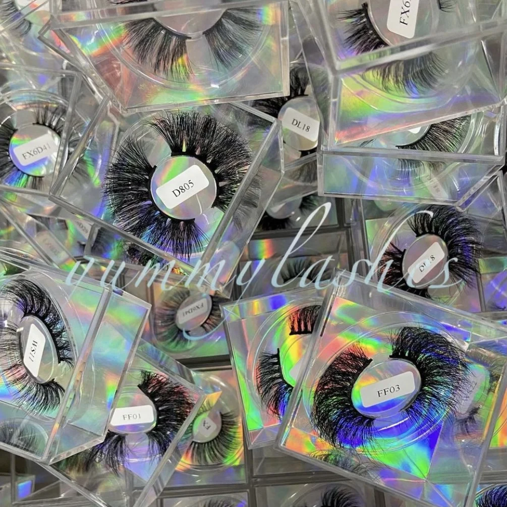 

lashes3d wholesale vendor 25mm 20mm 30mm cheap long short cruelty free eyelash eyelashes eyelash applicator, Natural black