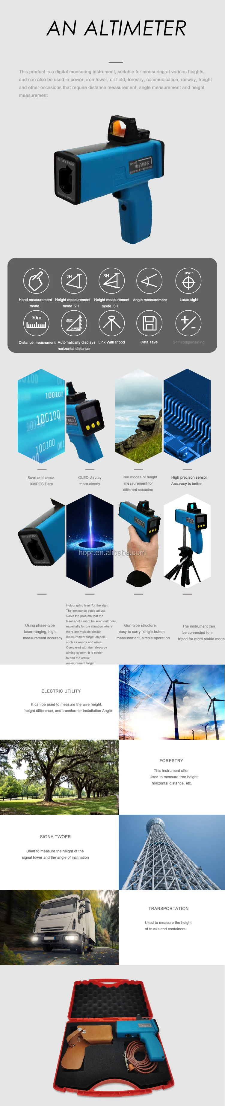 Laser Electronic Digital Altimeter And Hypsometer Buy Laser