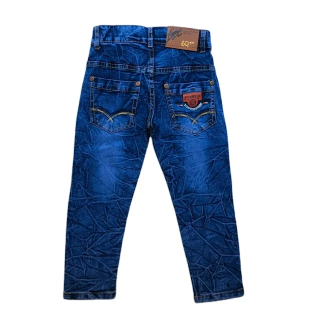 

New style kids denim pants jeans factory direct sales children's Jeans trousers