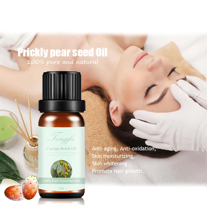 

OEM organic professional pure prickly pear seed oil for skin care anti-aging moisturizing natural herbal cactus seeds face oil