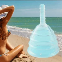 

Factory Direct Supply low price FDA Silicone Folding ECO Menstrual Cup For Women Period Cup