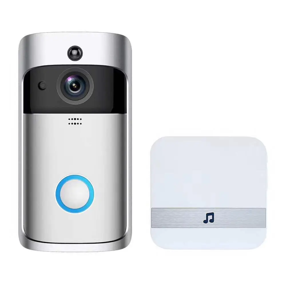 

V5 intelligent WIFI visual doorbell wireless visual doorbell mobile phone remote monitoring video voice intercom