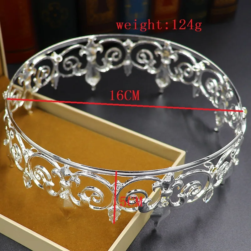 
NeeFu WoFu Metal crown Zirconia Fashion Bridal Wedding Wholesale Wedding Tiaras and Crowns factory Outlet 