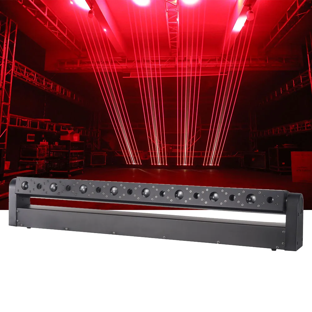 

TR1650 stage light 8*500mw red laser + 8*3w white moving laser beam bar