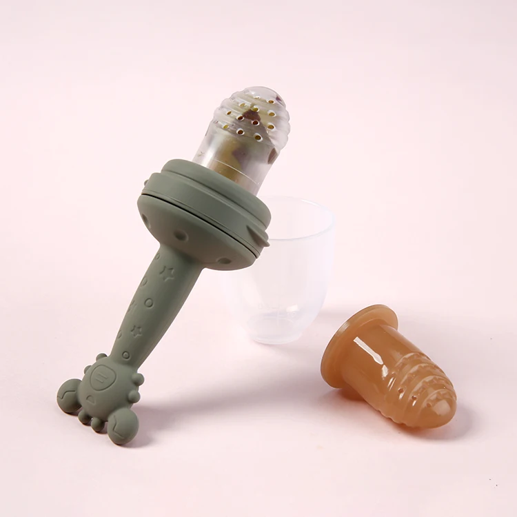 

Crab shape baby food feeder pacifier infant fruit teething toy silicone fruit baby pacifier pouches baby feeding pacifier, Optional