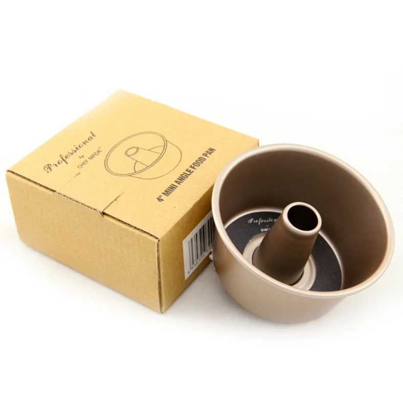 

New 0.5 mm champagne gold hollow food cake circular food pan bakeware
