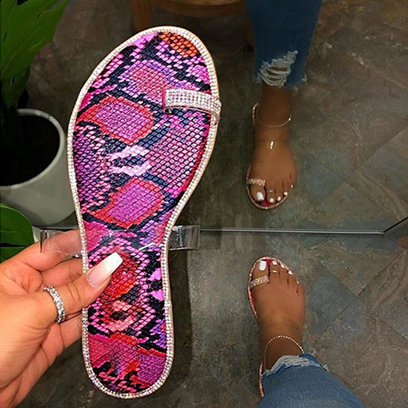 

Glitter leopard flat outdoor slip on sandals women sliders slippers summer slippers, 3 colors