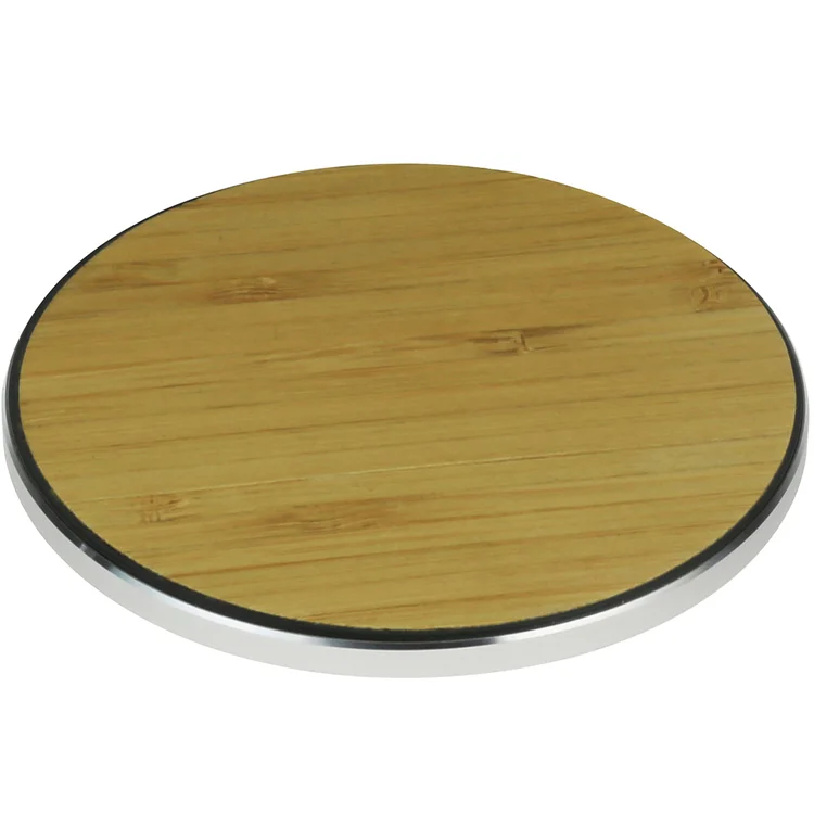 

Hot Sale Creative Giveaway Sustainable Wood Walnut Wooden Fast Charging Pad Wireless Charger, Walnut , maple or customized