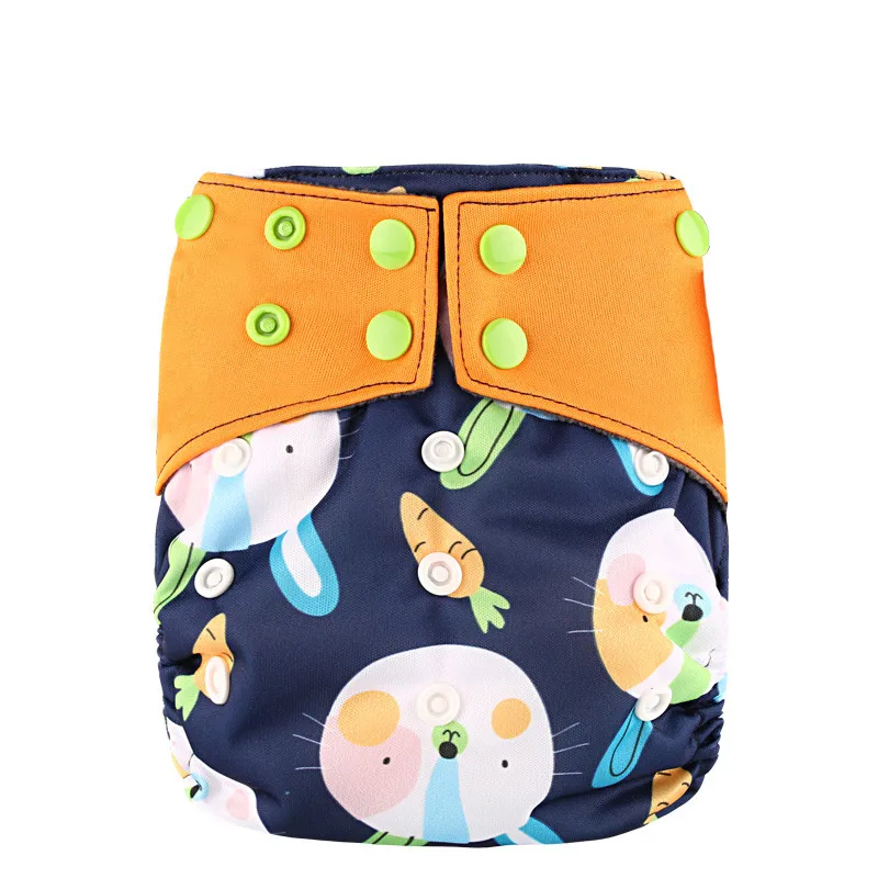 

Elinfant Baby Washable Cloth Diaper Nappy Cover Pockets AIO PUL Digital Printed Changing Reusable Baby Cloth Diapers, Many