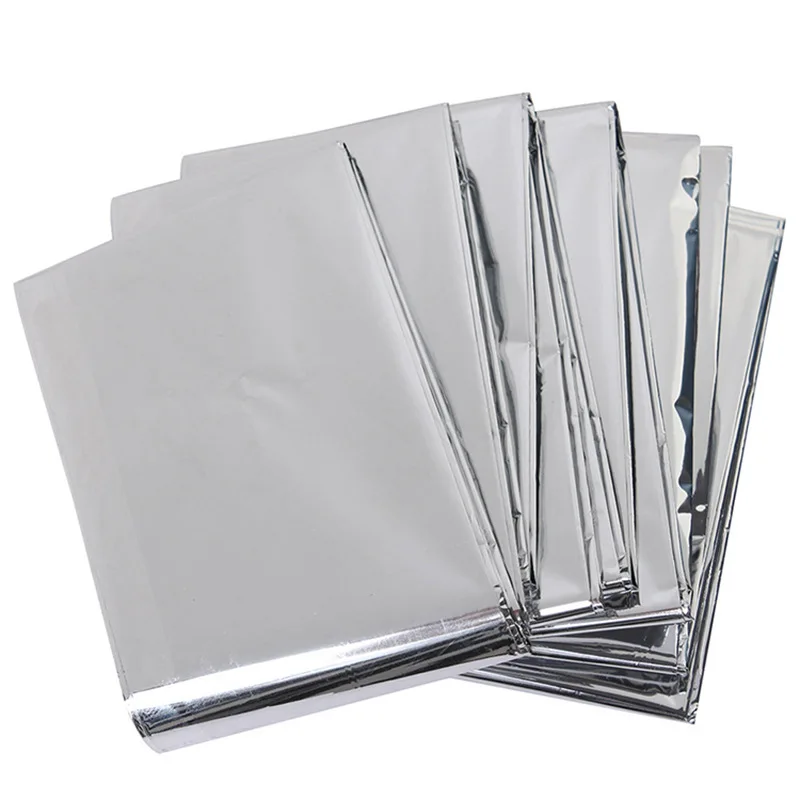 

High quality waterproof emergency survival aluminum foil isothermal blanket customizable 120*210cm, Customized