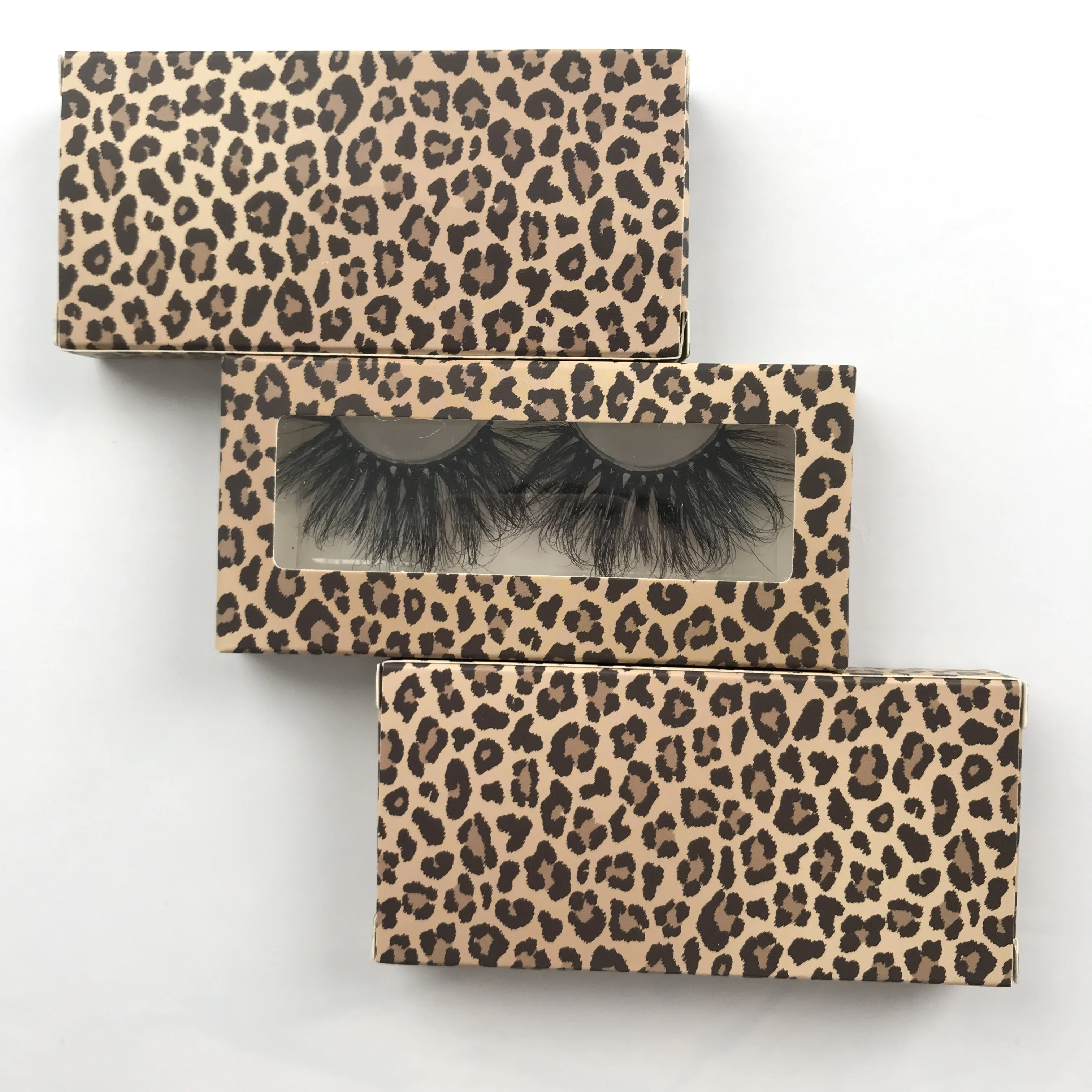 

wholesale start your own lash line eyelash vendor customized boxes 25mm mink lashes, Natural black