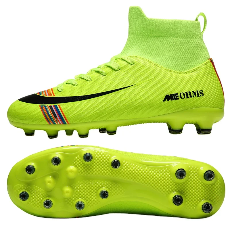 

YL Custom Design Unisex Youth Athletic Lightweight Outdoor/Indoor Turf Comfortable Casual Cleats Soccer Shoes, Request