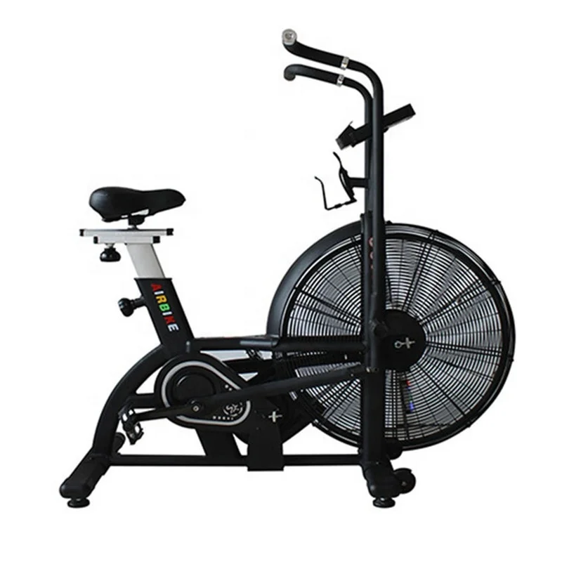

fitness machine home gym equipment exercise Air Bike, Black