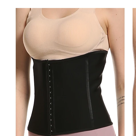 

Wholesale High Quality Sweat Belt Waist Trimmer Slimming Tummy Band Weight Loss Fitness Waist Trainer Belt, Black
