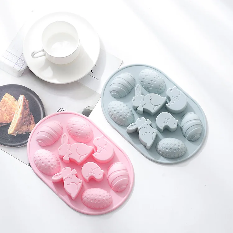 

Microwave Oven Safe Many Shapes Silicone Soap Mold Baking Tool Easter Egg Funny Cake Mold For Pudding