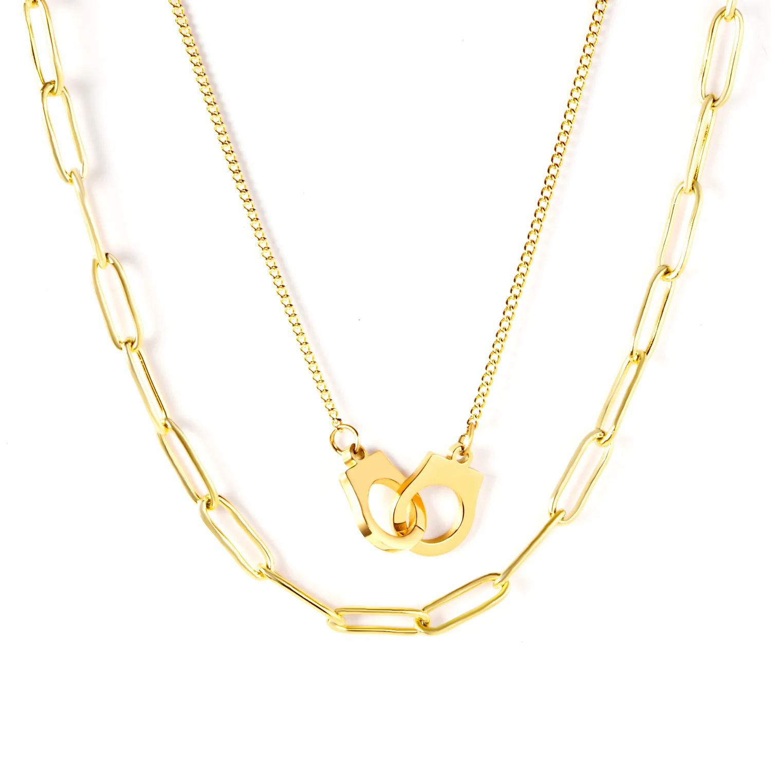 Charm Necklace 18k Gold Plated