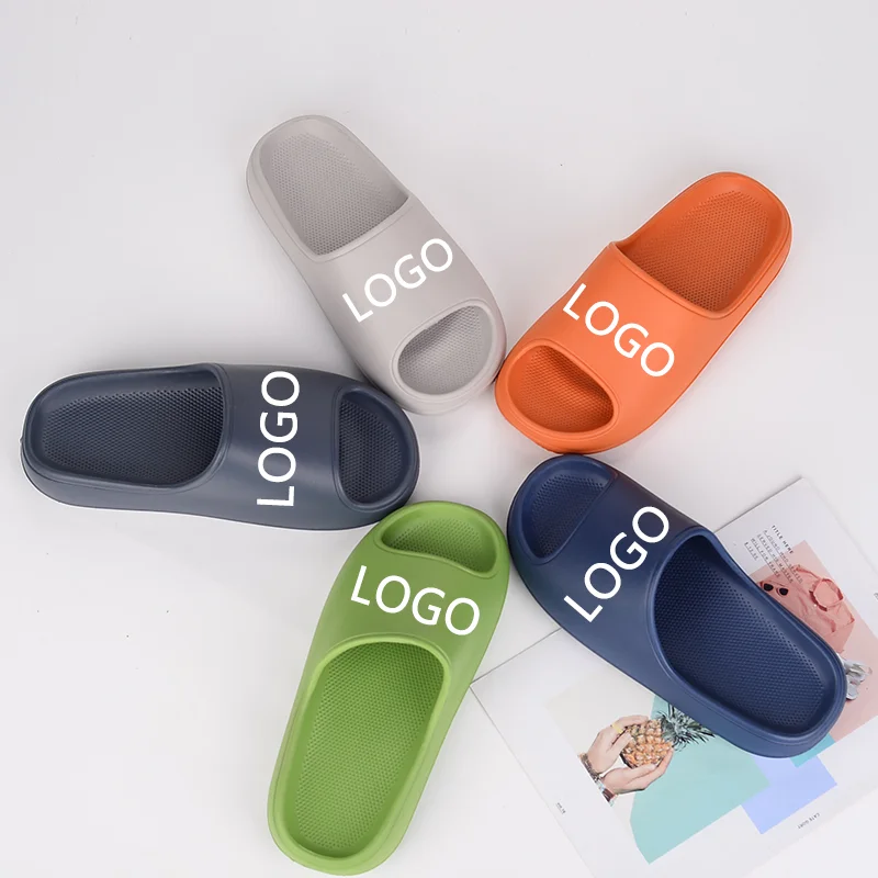 

OEM Custom Brand Logo slides Original High Quality house slipper Sandals Slides Slippers flip flop man