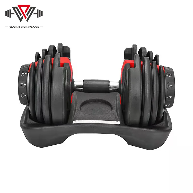 

Hot sale 24kg 40kg Set of Quick adjustable dumbbell