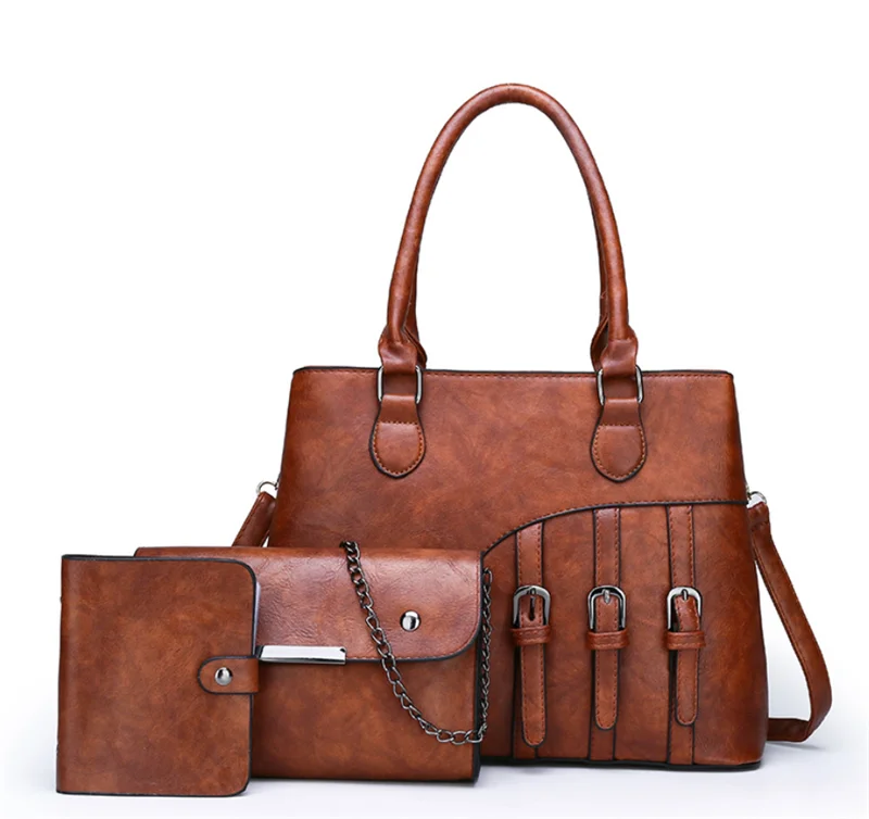 

Top Handle Handbag Shoulder Bag Sling bag Women Small Purse Card Bag with Belt Decoration Large Capacity, Picture