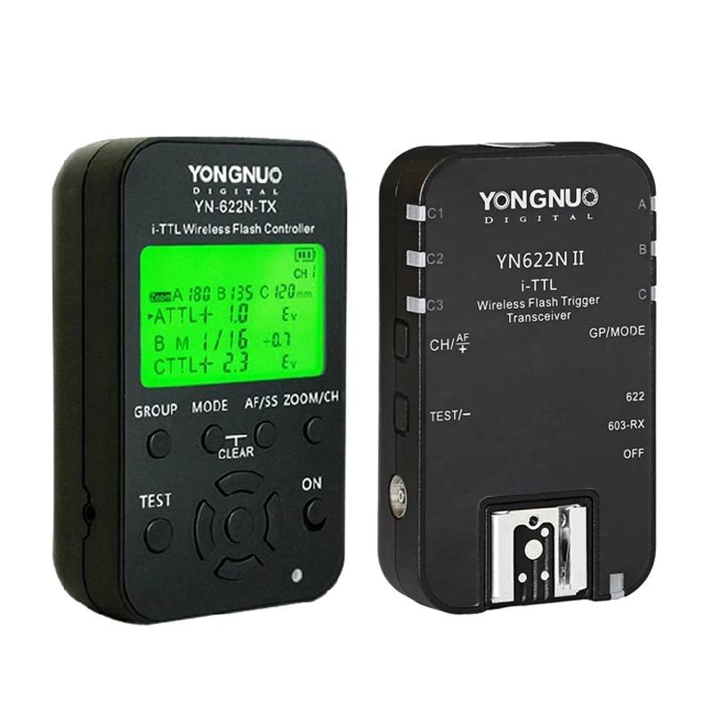 

YONGNUO YN622N II YN622N-TX YN622N KIT i-TLL Wireless Flash Trigger Transceiver for Nikon Camera for Yongnuo YN565 YN568 Flash