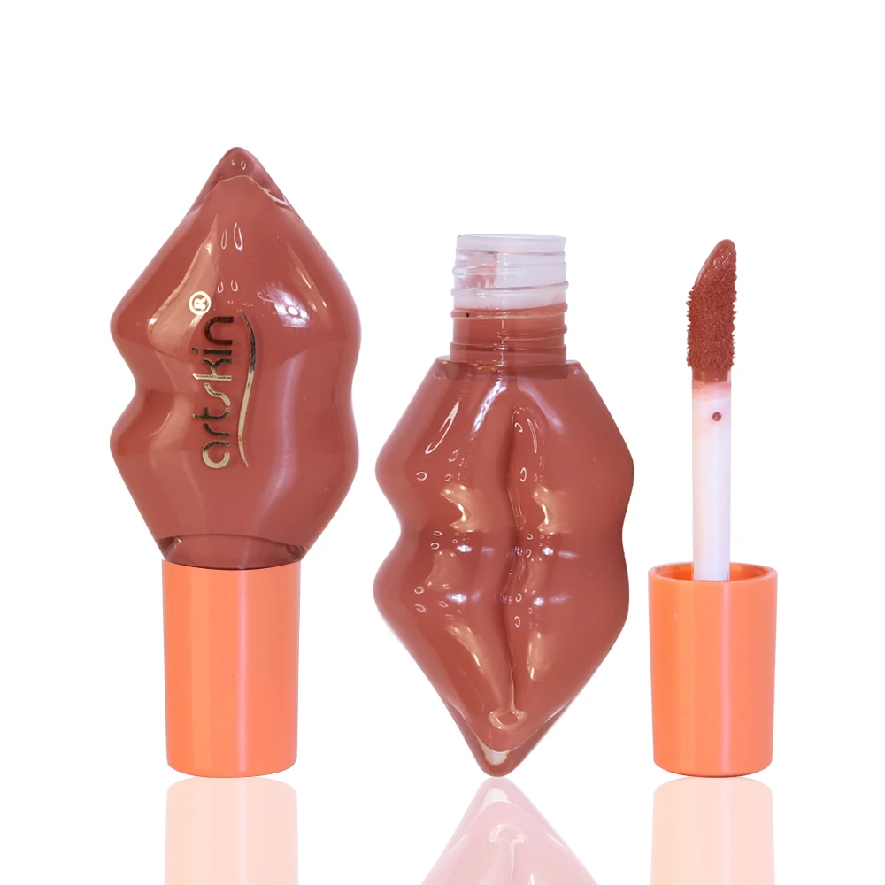

private label Custom logo beauty your lip shinny clear crown tube lip gloss
