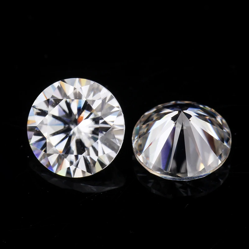 

Factory Price GRA Moissanite Diamond DEF Color Round Shape 6.5mm loose mossanite gemstone 1Carat VVS1 Round Brilliant Cut