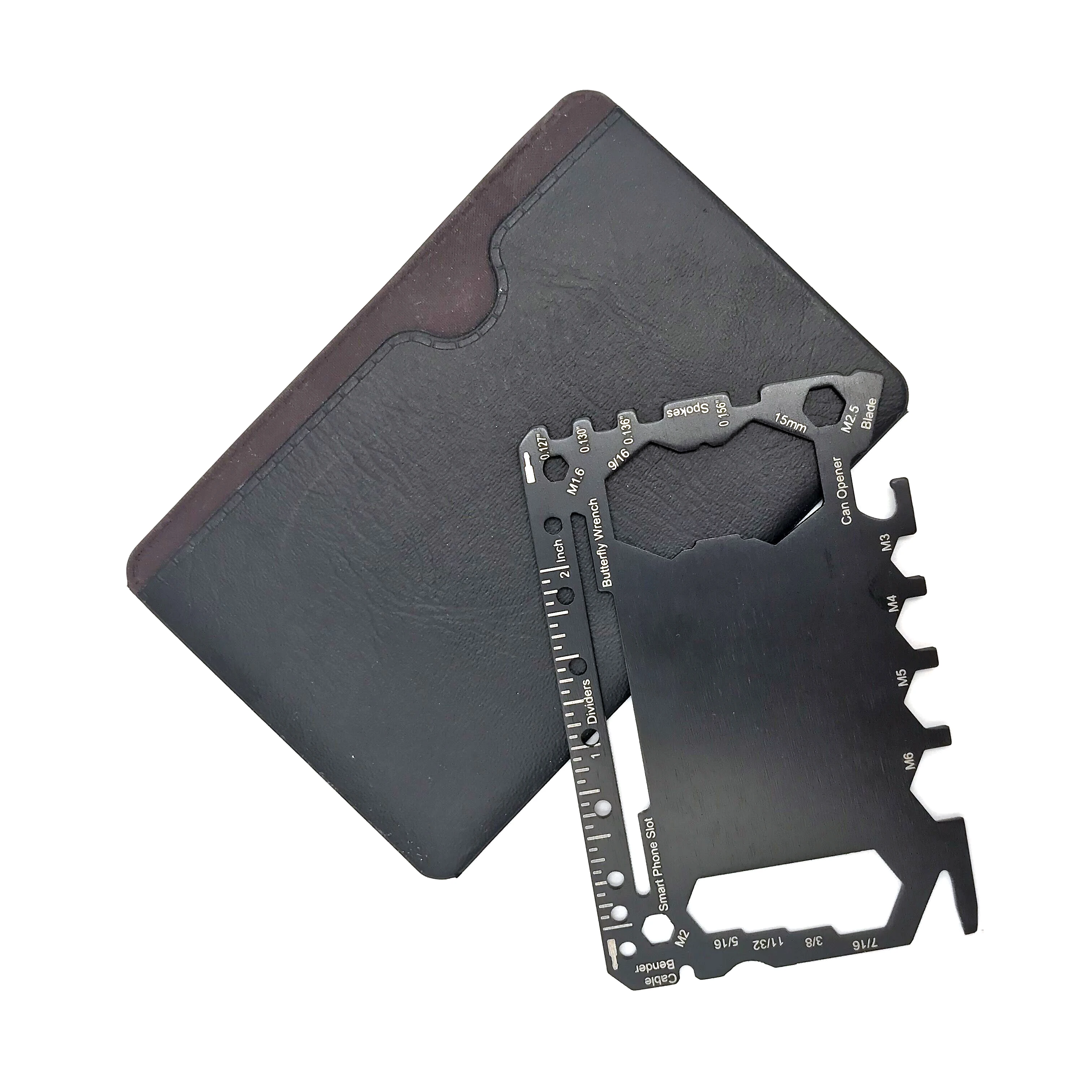 

Promotional Outdoor Multi Tool Survival Pocket Wallet Knife Business Credit Card Metal Holder