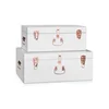 Hot Selling Multifunctional Decorative Metal Trunk Storage Boxes